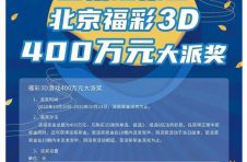 金秋遇惊喜！福彩3D游戏400万元大派奖+80万元赠票